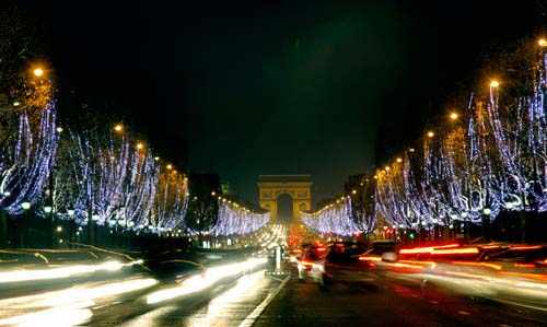Celebrar la noche de fin de año en Paris - Campos Eliseos