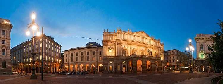 Turismo en Milan Italia Teatro de La Scala Turismo en Milan Italia Teatro de La Scala