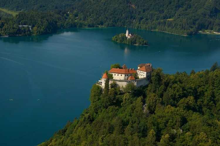 Castillo de Bled en Eslovenia Castillo de Bled en Eslovenia